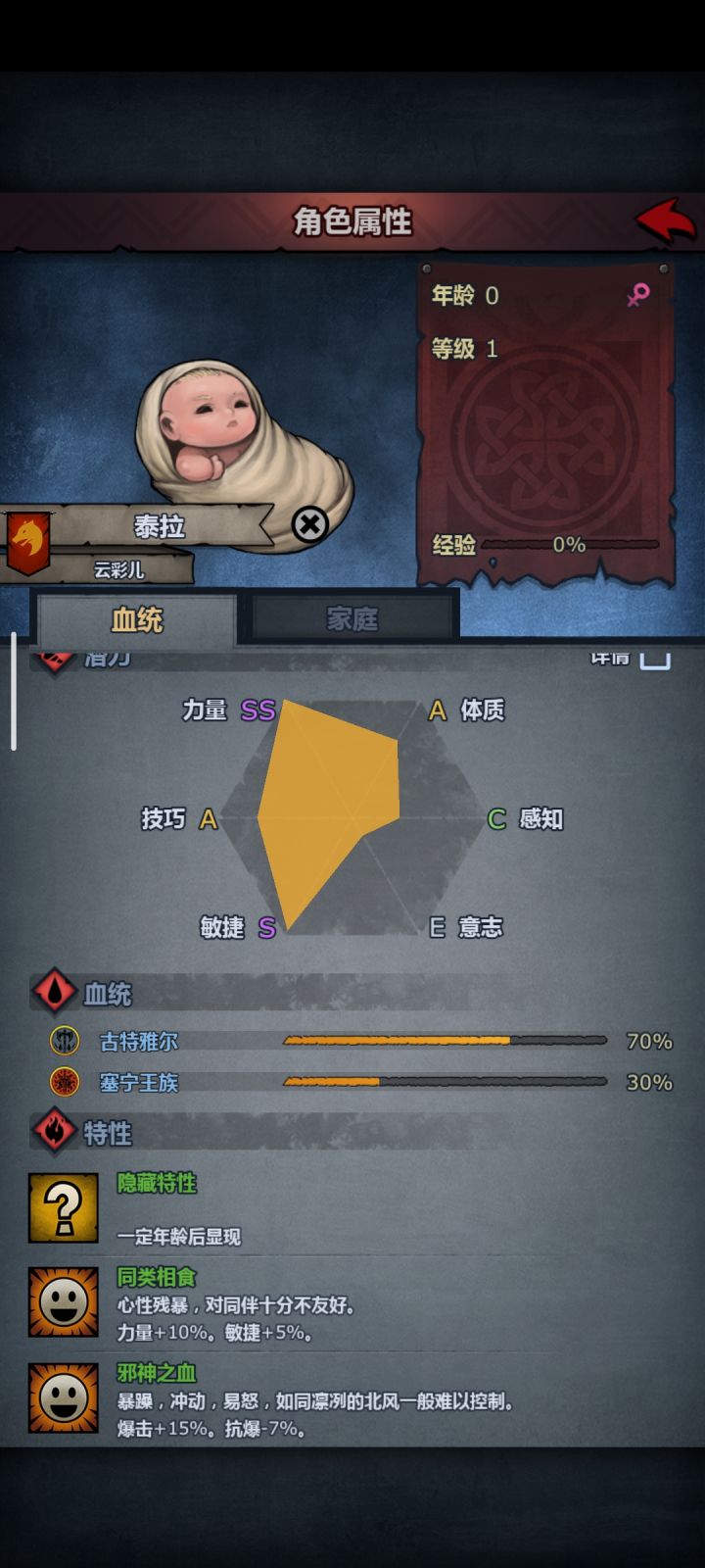 比较急,有觉醒的必要还是继续混血?截图