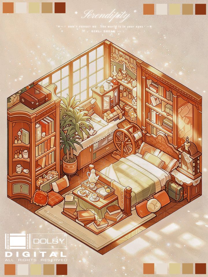 ✨‖我的休闲时光·复古风卧室截图