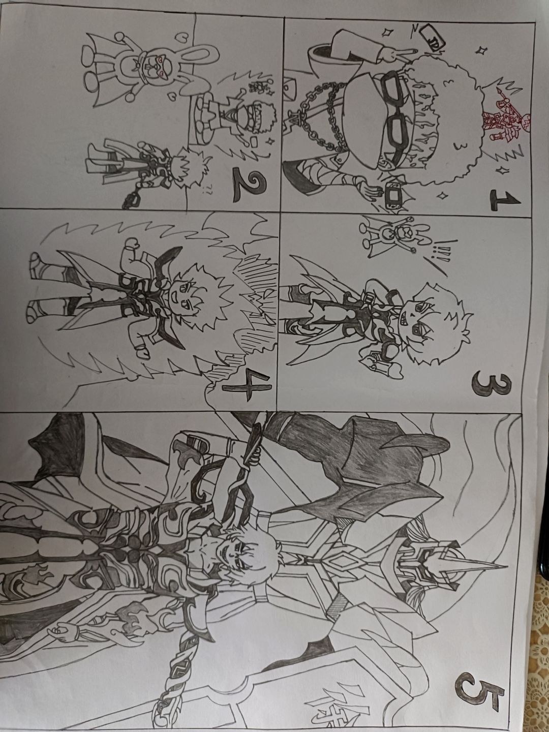 手绘镇魂街漫画 2