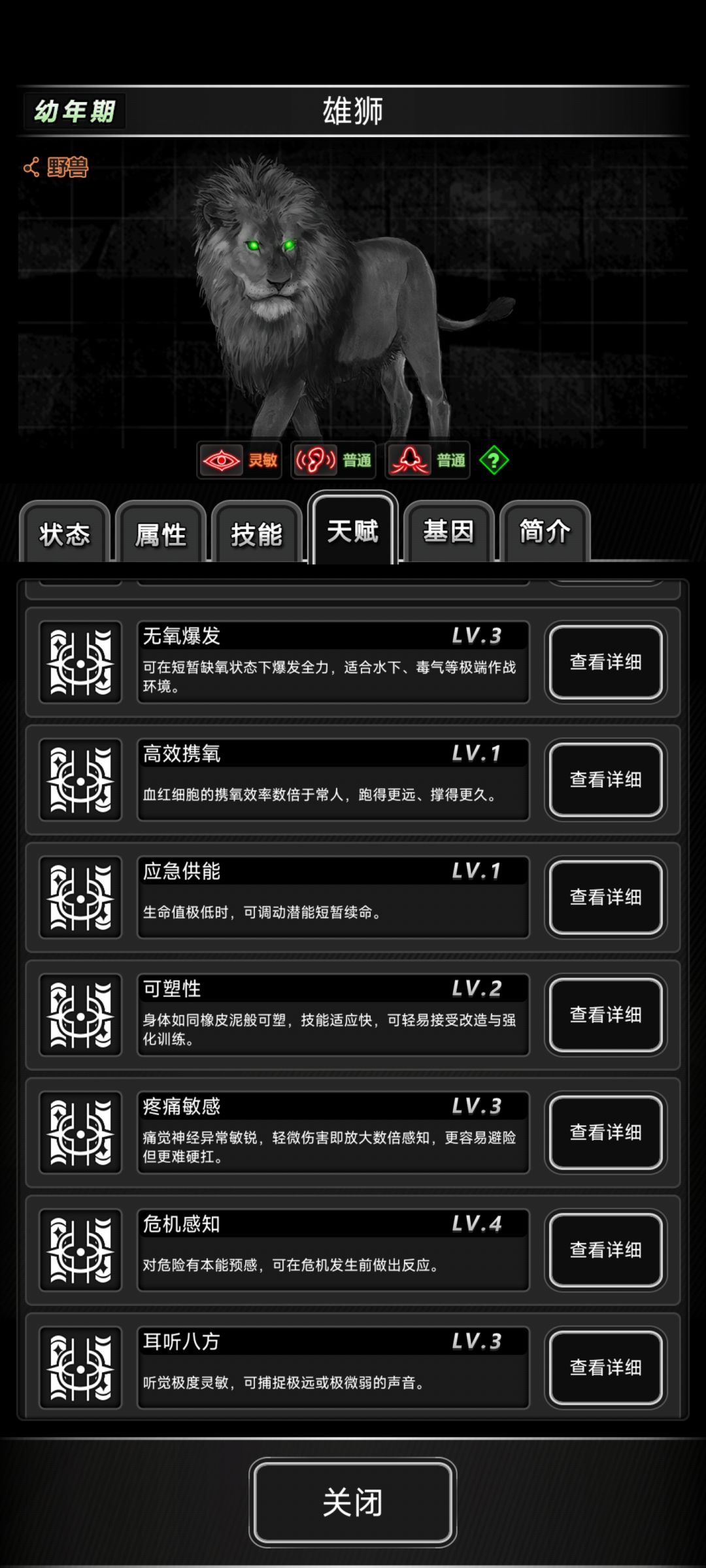 头一回见到天赋如此之高的狮子 3