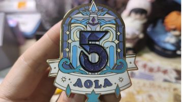 5周年徽章到手啦！！！
