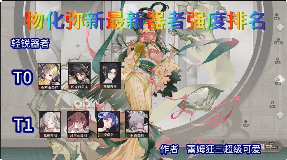 【物华弥新】最新器者排名榜截图