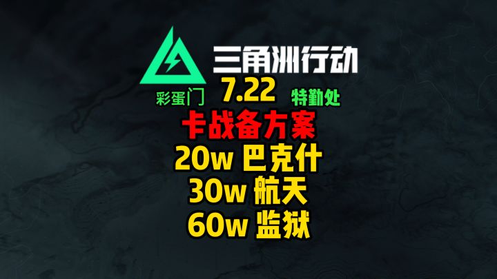 7.22绝密机密卡战备,彩蛋门,特勤处截图