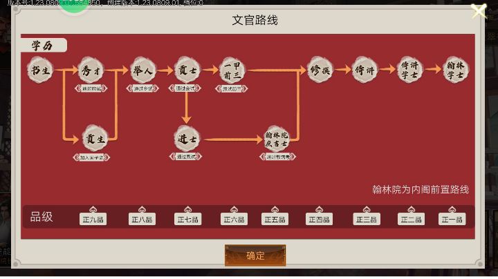 【新手避坑攻略】(文官线)截图