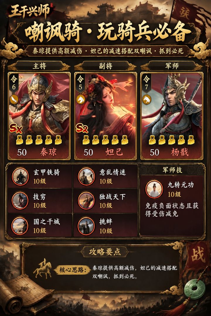 王于兴师嘲讽骑配队推荐截图