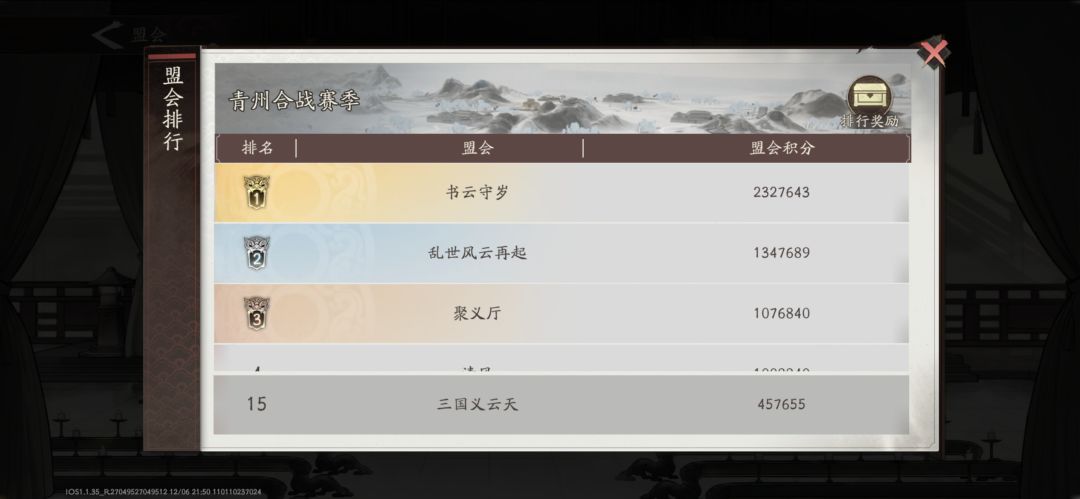 盟会战前20公会收人 1