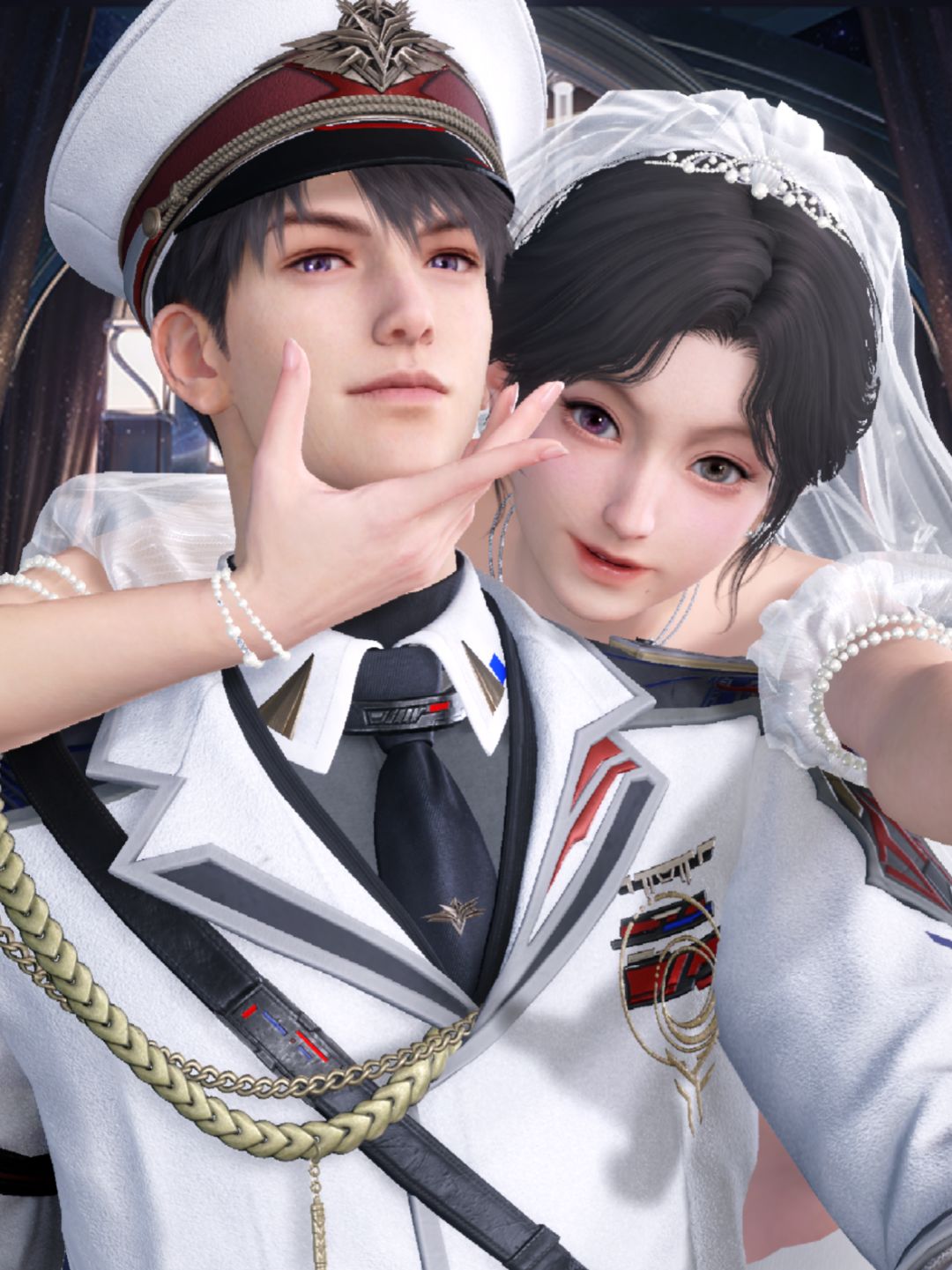 军装和婚纱 1