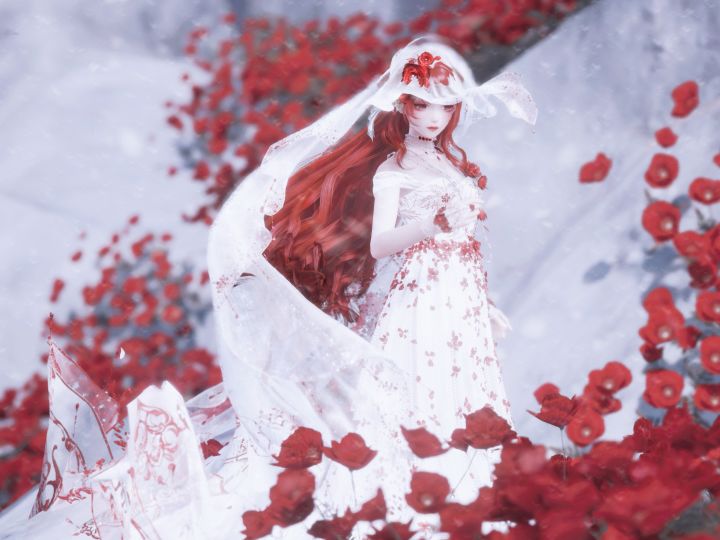 龙骨爆改雪地玫瑰🥀截图