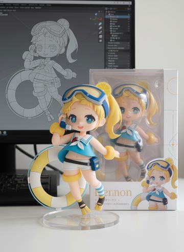 手办风格的 小柠檬