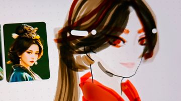 【德行出众，智识过人】——画一位红衣美人