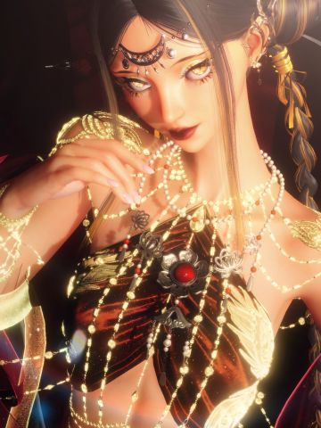 分享一个黑皮猫猫捏脸