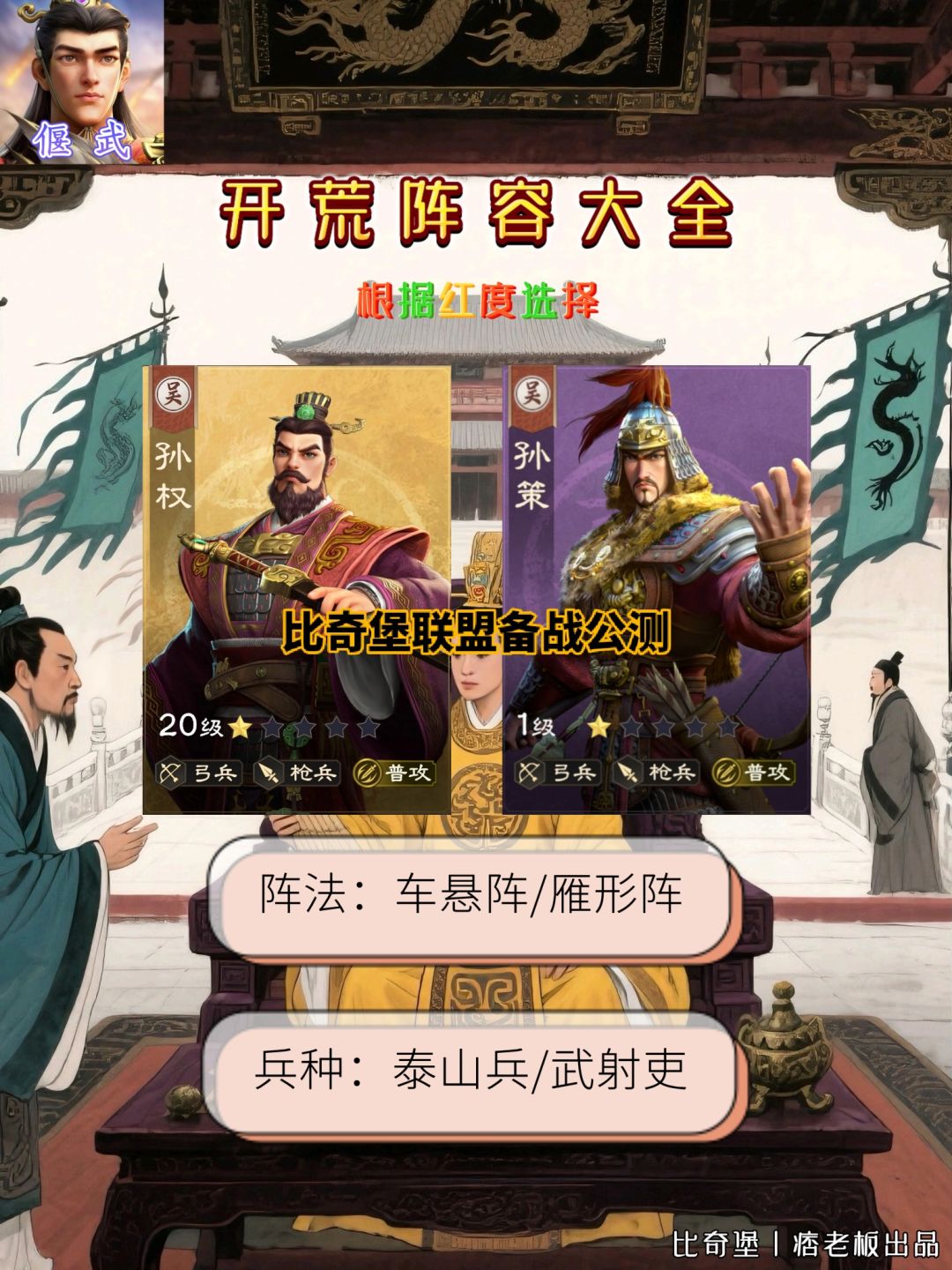 偃武新手开荒阵容大全 1