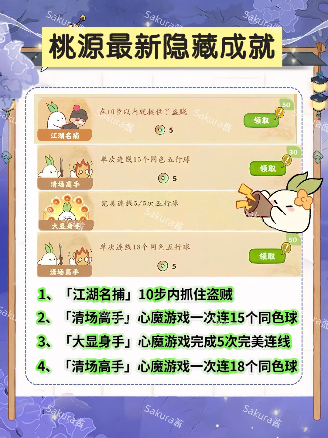 桃源最新隐藏成就‼️截图