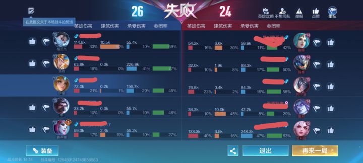 法坦，结果全肉装全场伤害占40%以上截图