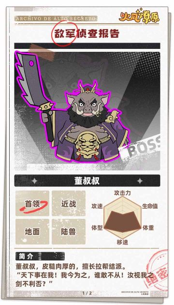 【首领图鉴】董叔叔