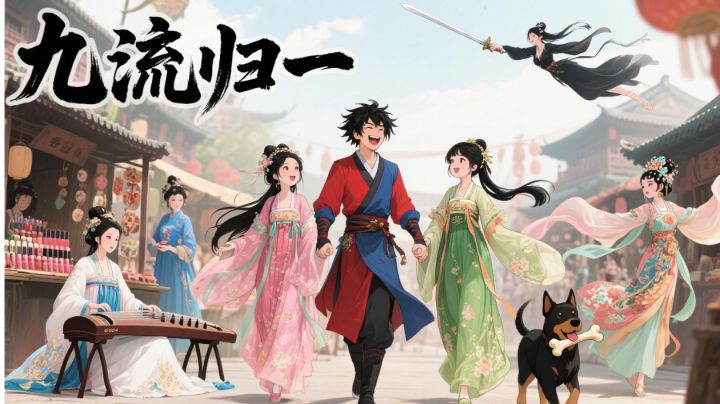 【征文】万字短篇同人小说《九流归一》第一~四章截图