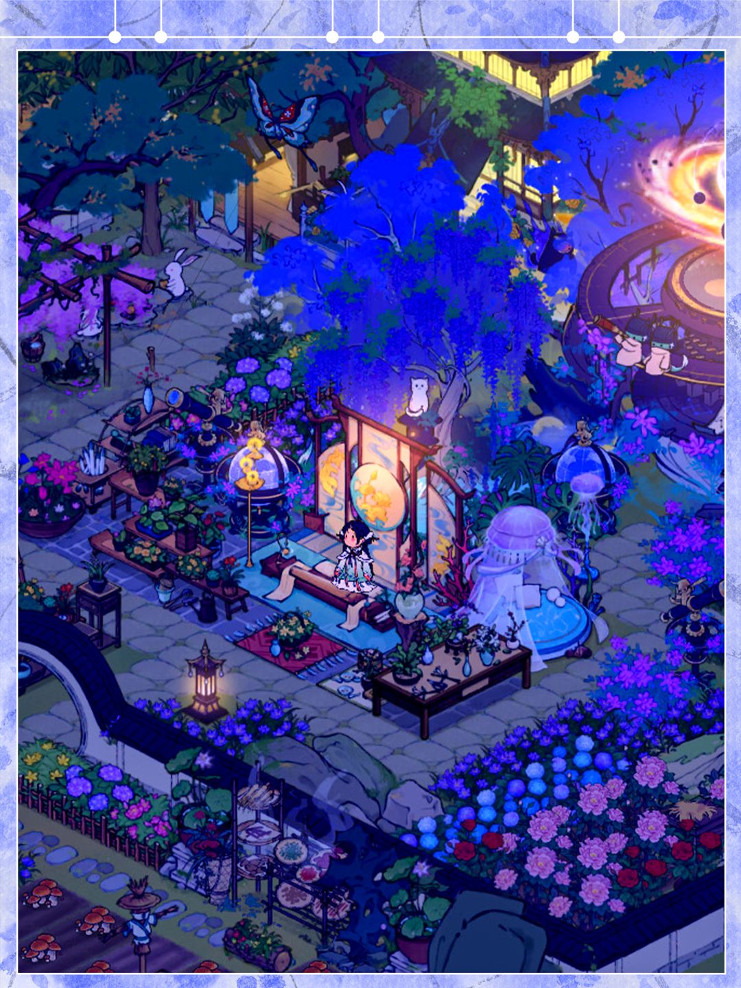 绝绝子紫色布局,种田🌾养花🌸观星🌟 3