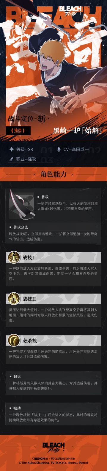 【已开奖】【刀鸣人物志】黑崎一护「始解」