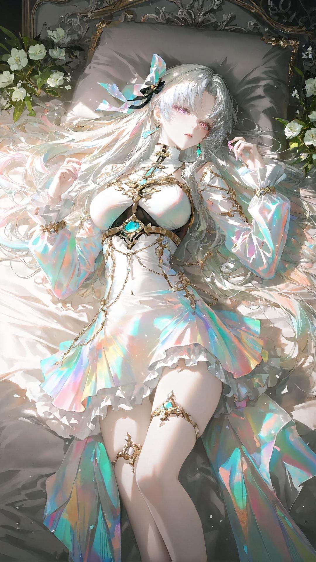 壁纸分享|鸣潮女角色盛装躺卧合集 1