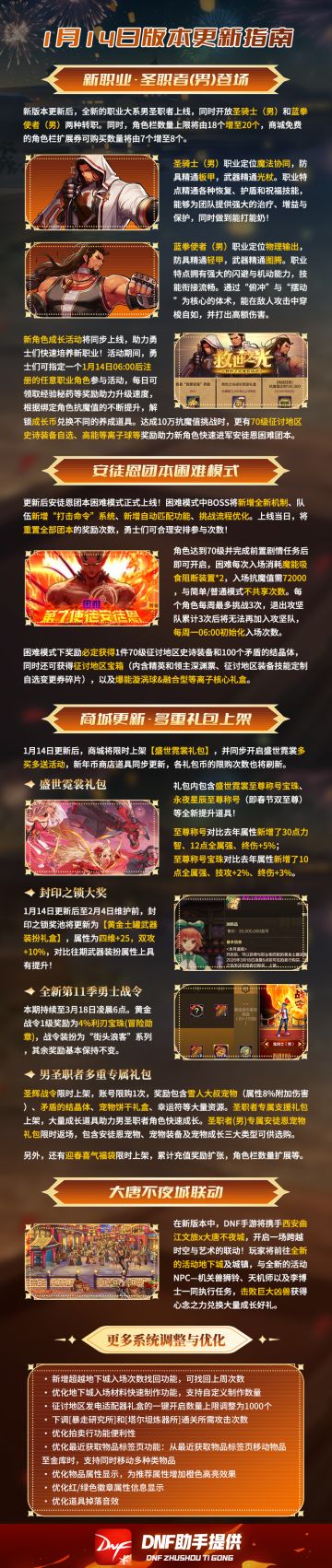 1月版本一图看完，丰富优化活动快来参加