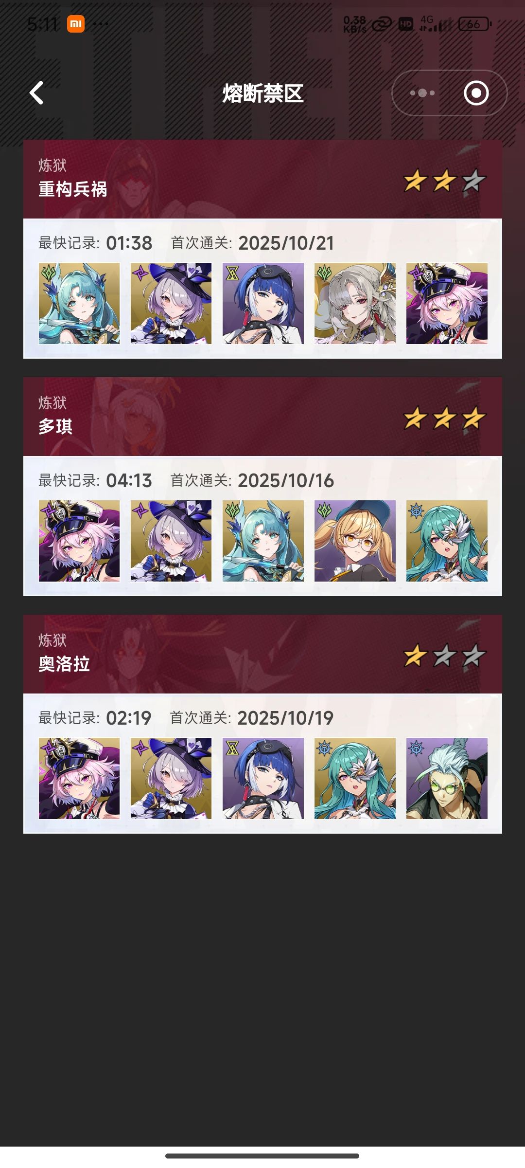 无逆翎,除了炼狱津,其他炼狱副本全打过了 1