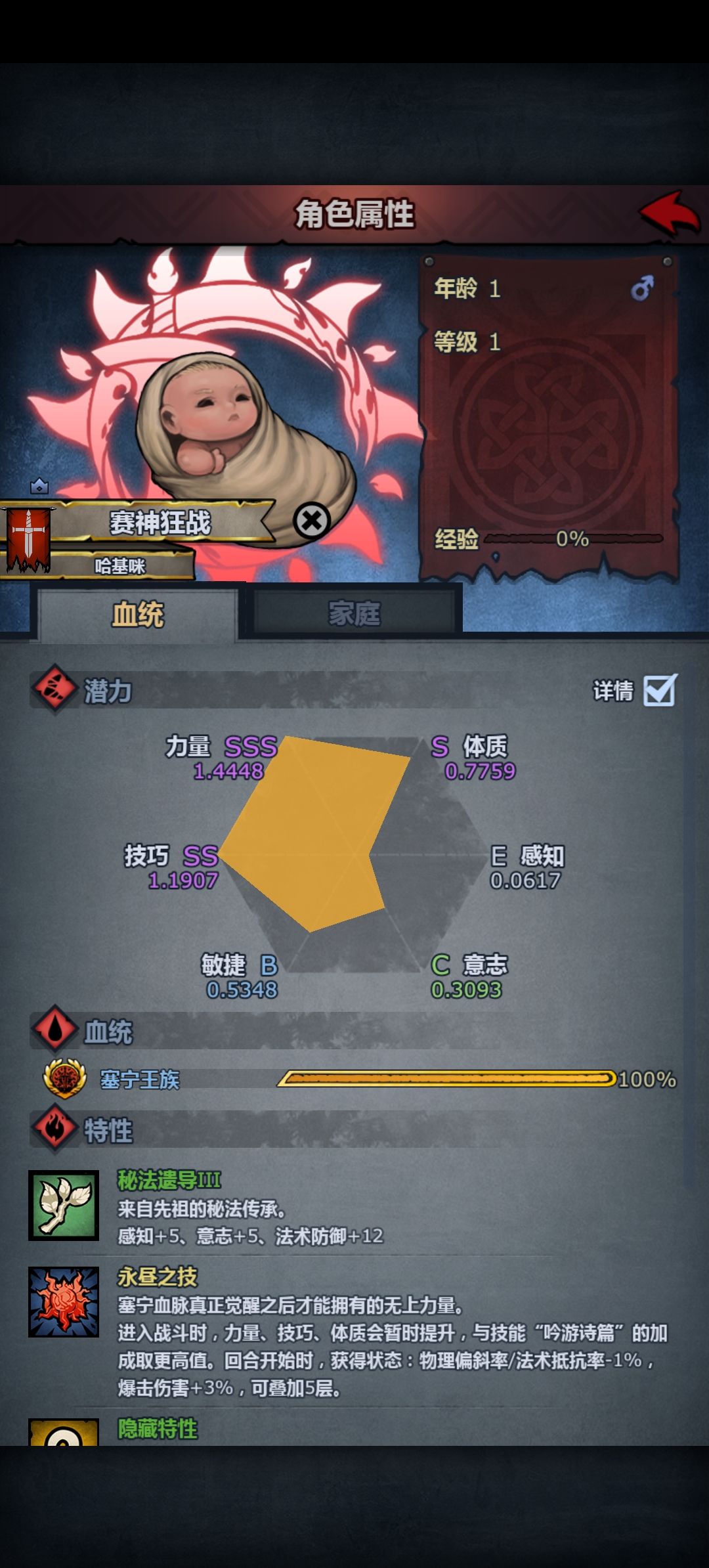 大佬们,我这个赛宁狂战应该咋培养 1