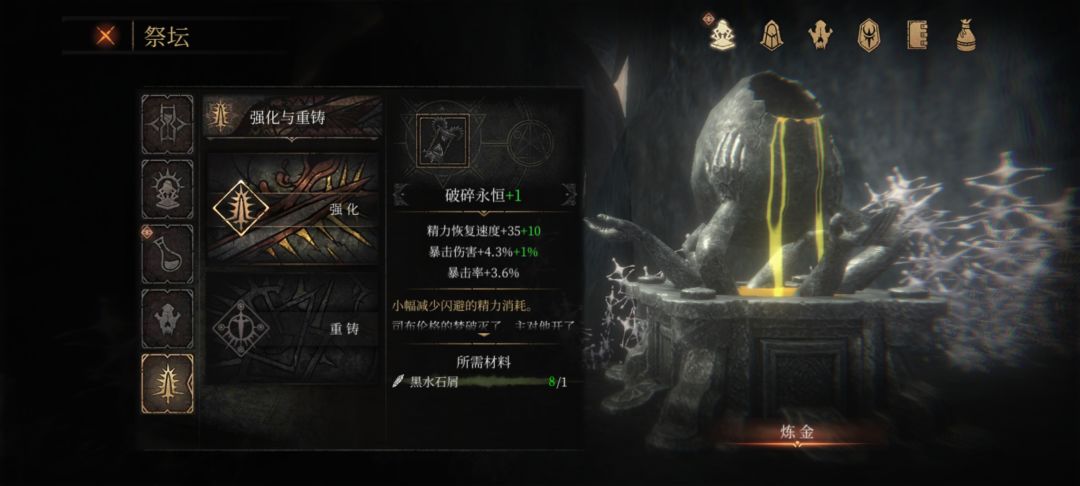 永恒与破碎永恒的对比。 2