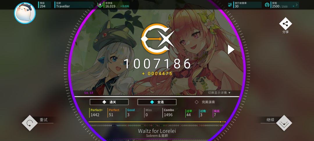 rating16达成! 2