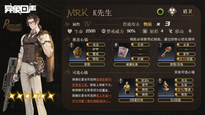 K先生|角色测评攻略「异象回声」截图