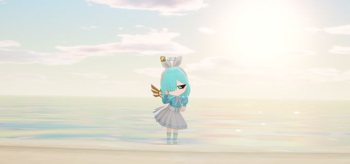 蓝色恶魔好可爱截图