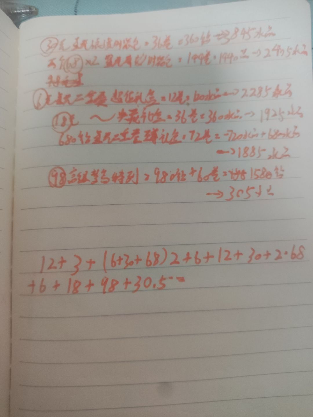 算了算限定池一套金色衣服保底的价格…… 3