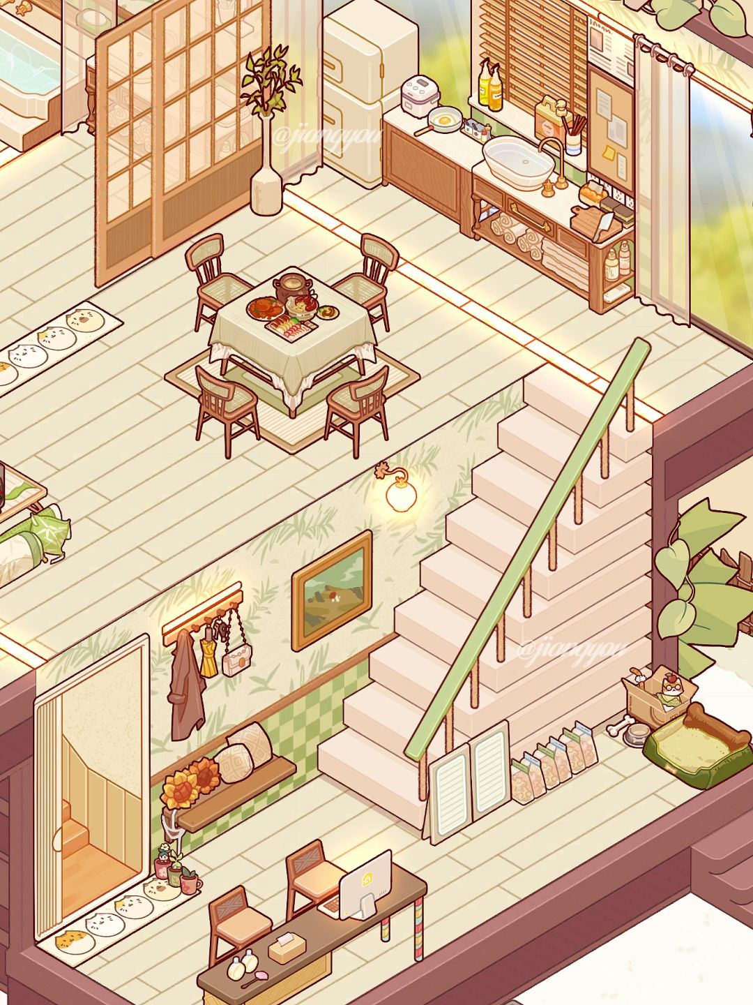 复式小屋·北欧中古🌿(附全景图) 2