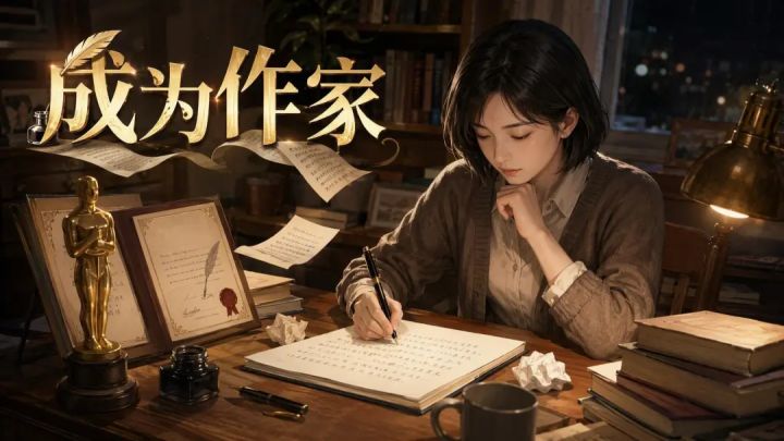 这里让你也体验一把作家的人生截图