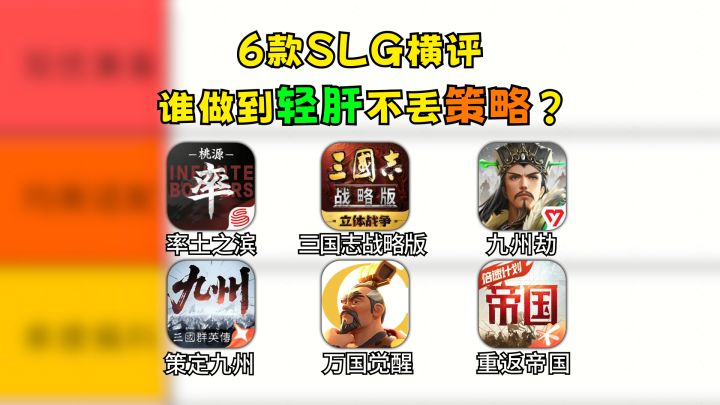 6款SLG横评!谁做到轻肝不丢策略?截图