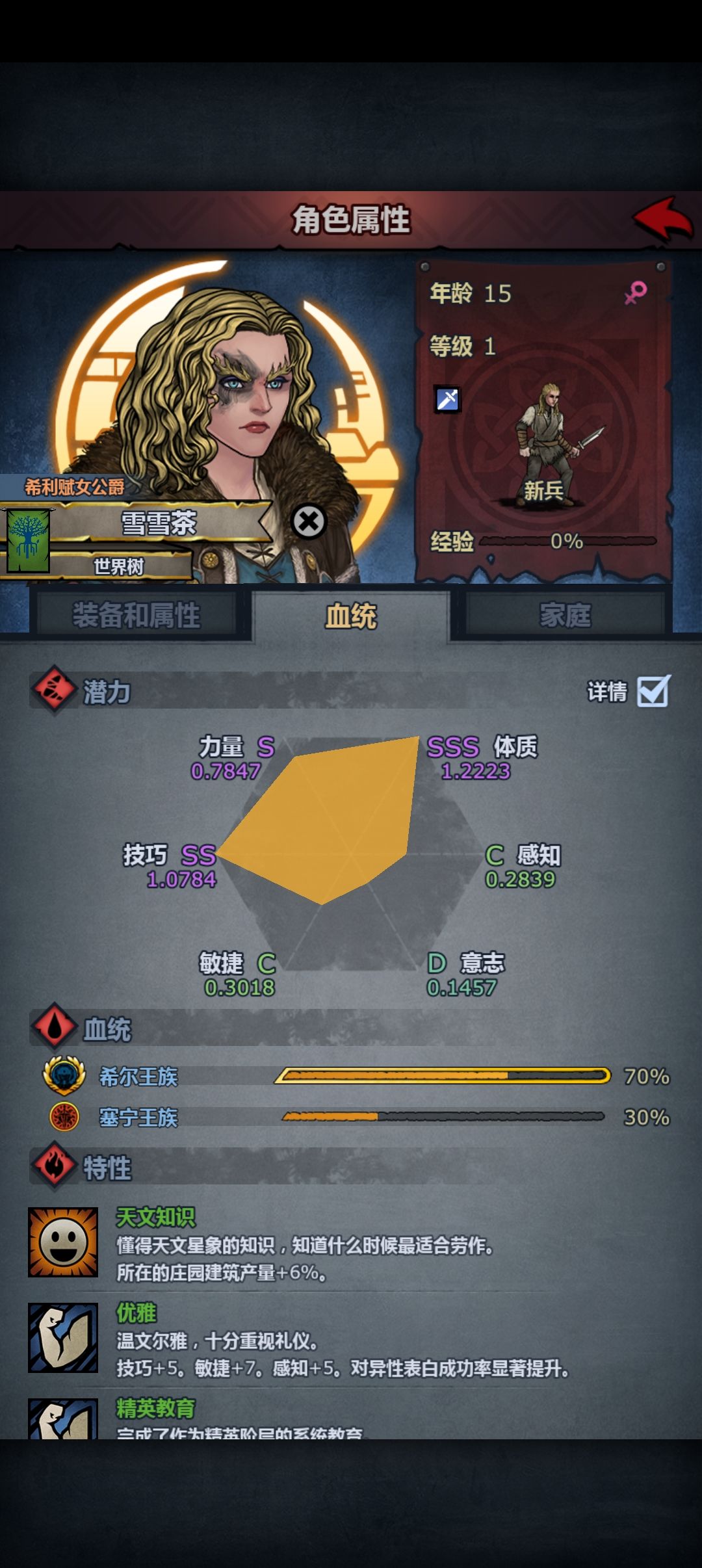希尔神子,吃什么成长玩什么职业呢 1