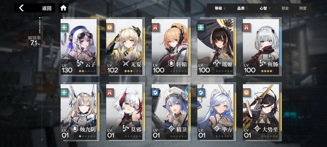 有了一些新角色 1