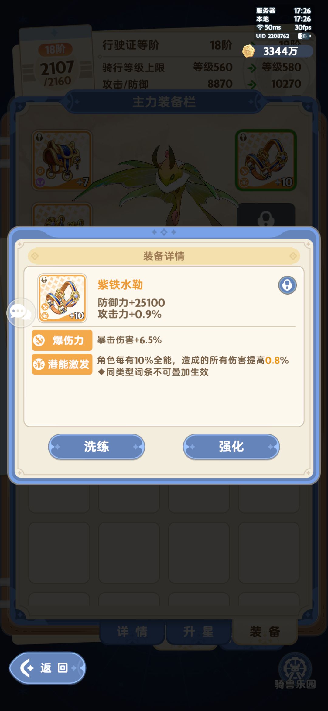坐骑装备能用多久 2