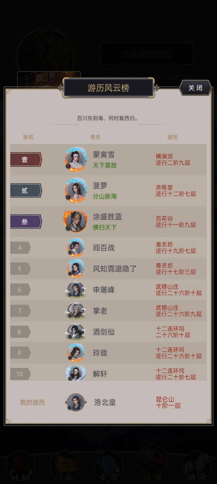 我是采桑子,秋水无痕的萌新,哎想问问区里大佬还在没,没人行侠感觉还不如新区的样子,这号有几百万黄金和九主一个和一些资源比新号好点想问问。截图