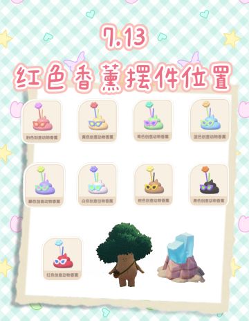 今日红色香薰摆件位置已更新