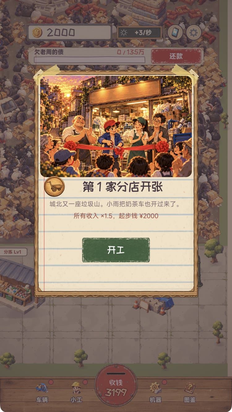 1.2.0 更新:开分店,通关以后接着收! 3