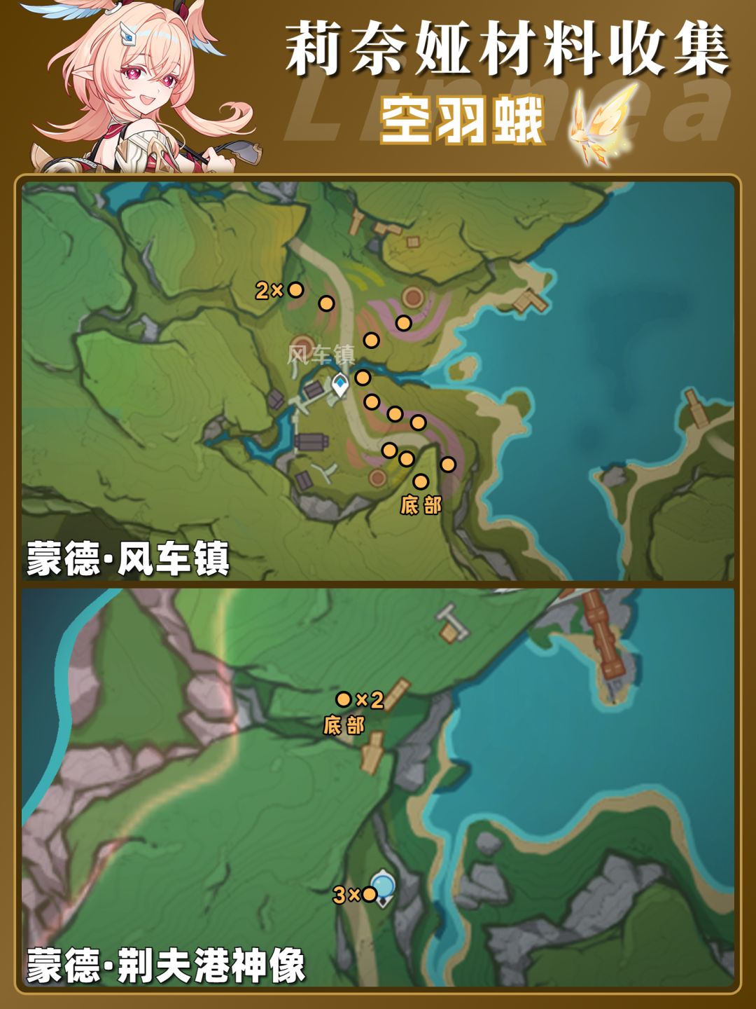 【月之六】原神「莉奈娅」一图流❗ 2