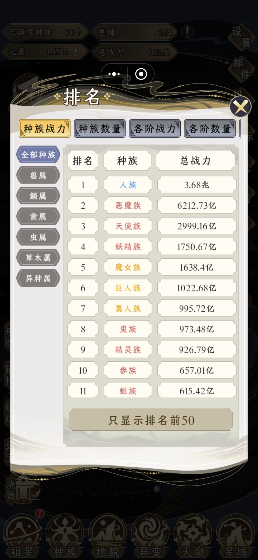 新人异族问题 2