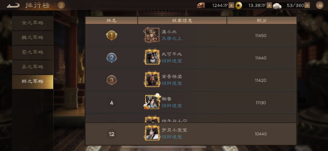 九州烽火蜀、吴、群之攻略 1