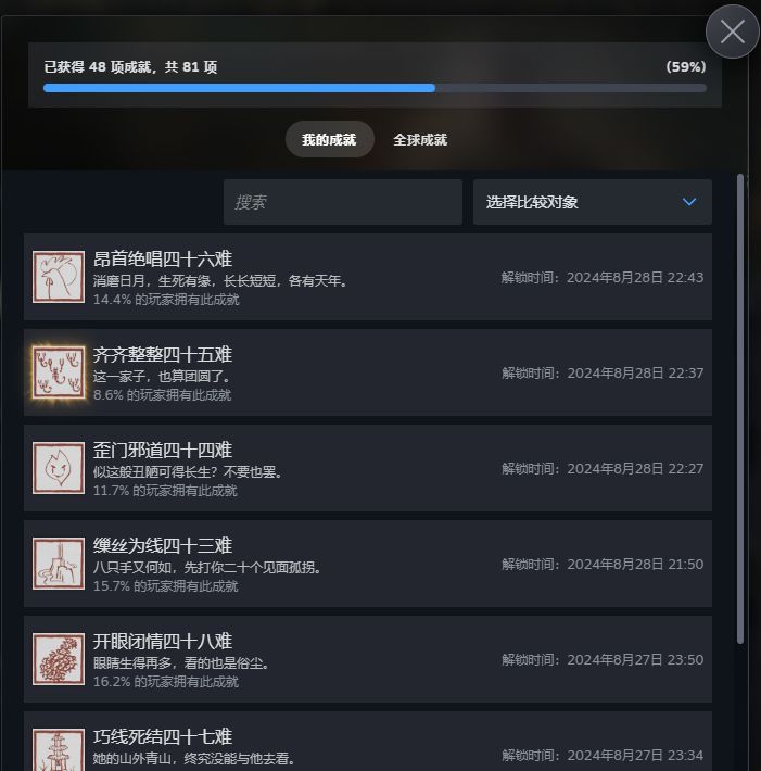 争取这周一周目通关,下周把全成就拿到✨ 4