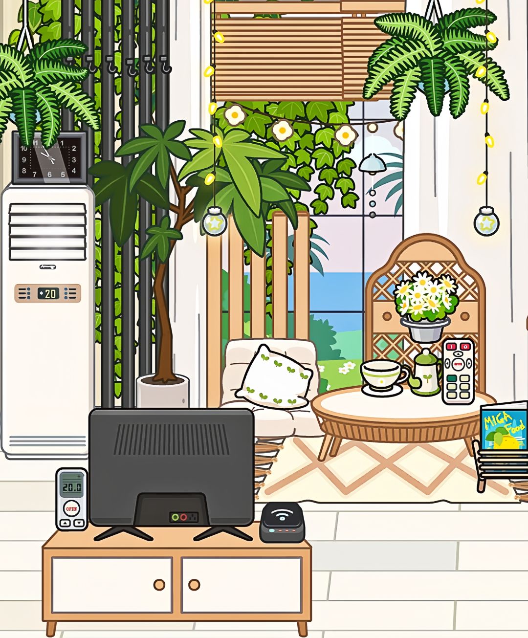米加|双层别墅原木风格布置🏡 2