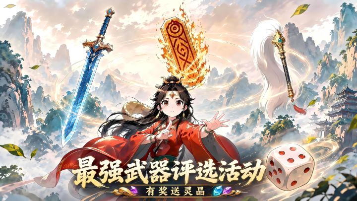 【含攻略】最强武器评选活动!参与晒图就送灵晶截图
