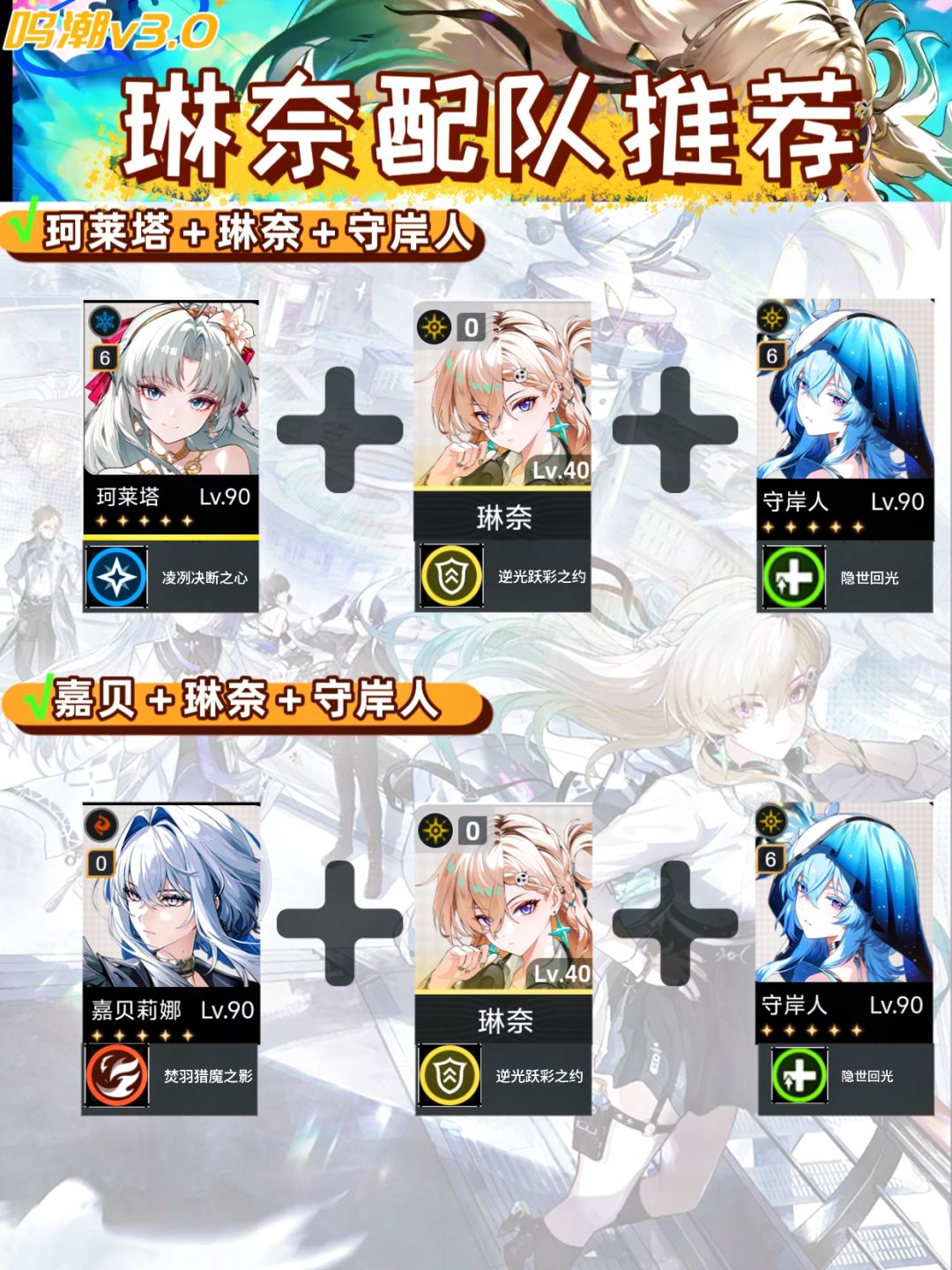 鸣潮V3.0|琳奈配队推荐一图流攻略 3