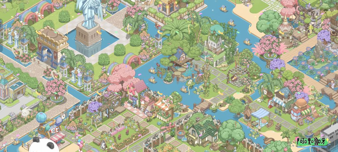 天使花神像与凯旋门布局｜附地基图 6