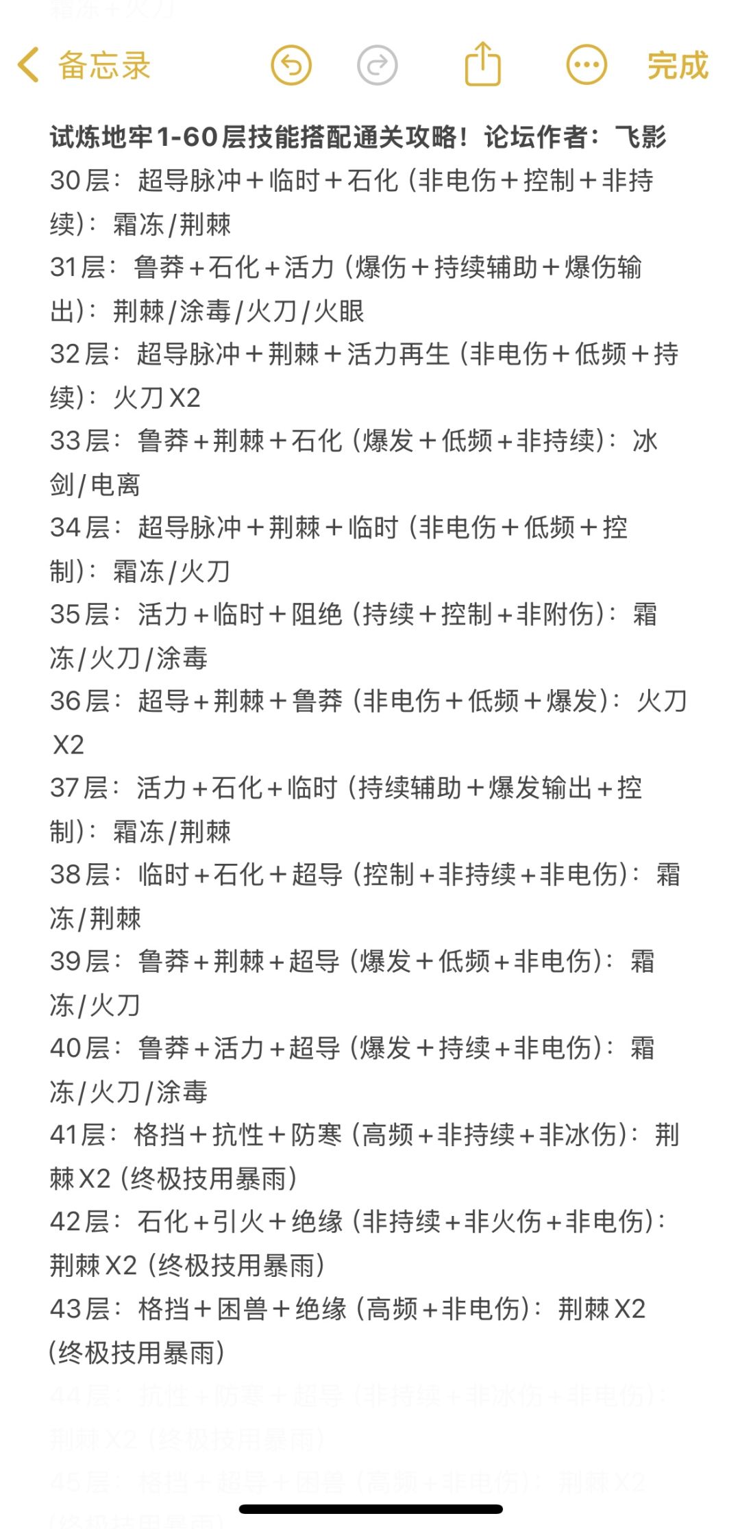 【试炼地牢幽影囚笼】1-60层搭配通关攻略! 3