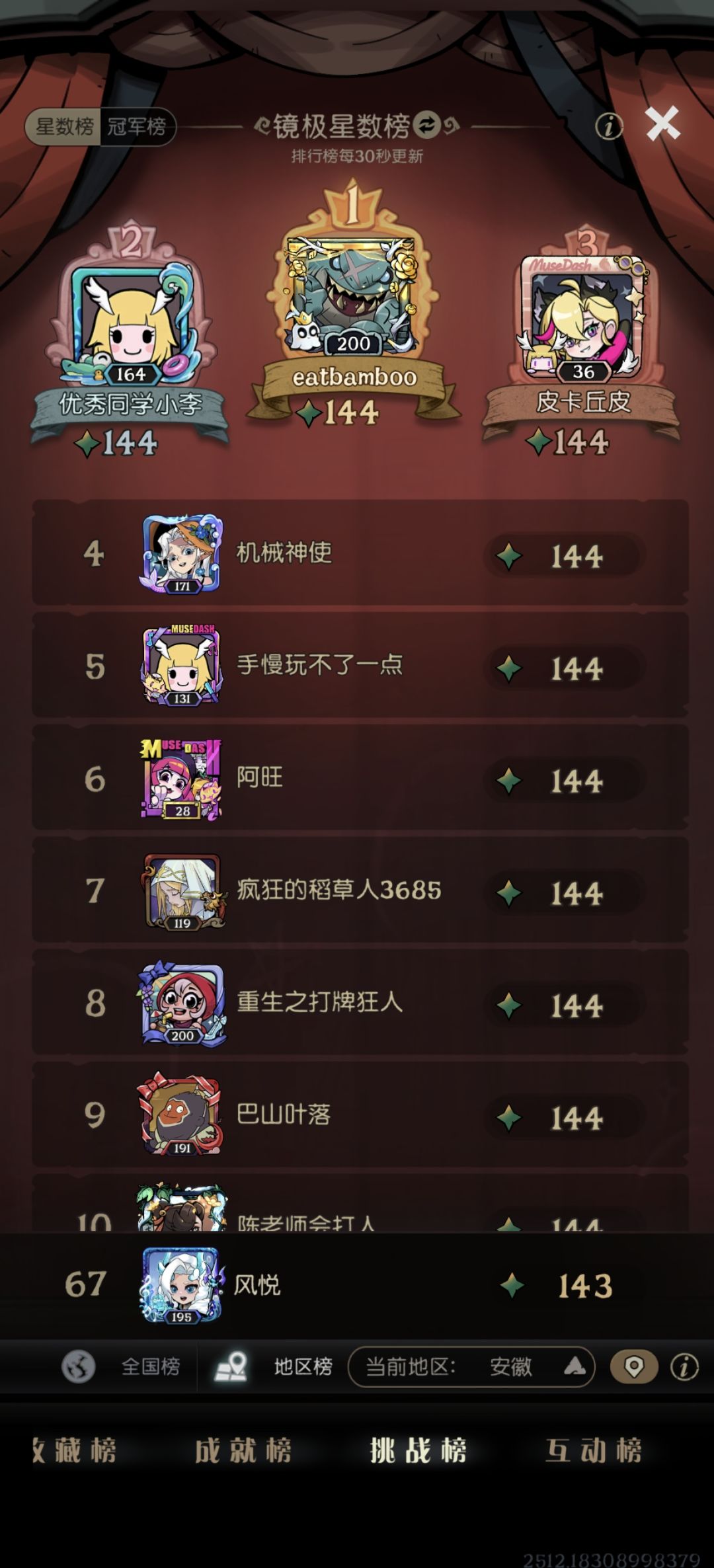 143星了 2